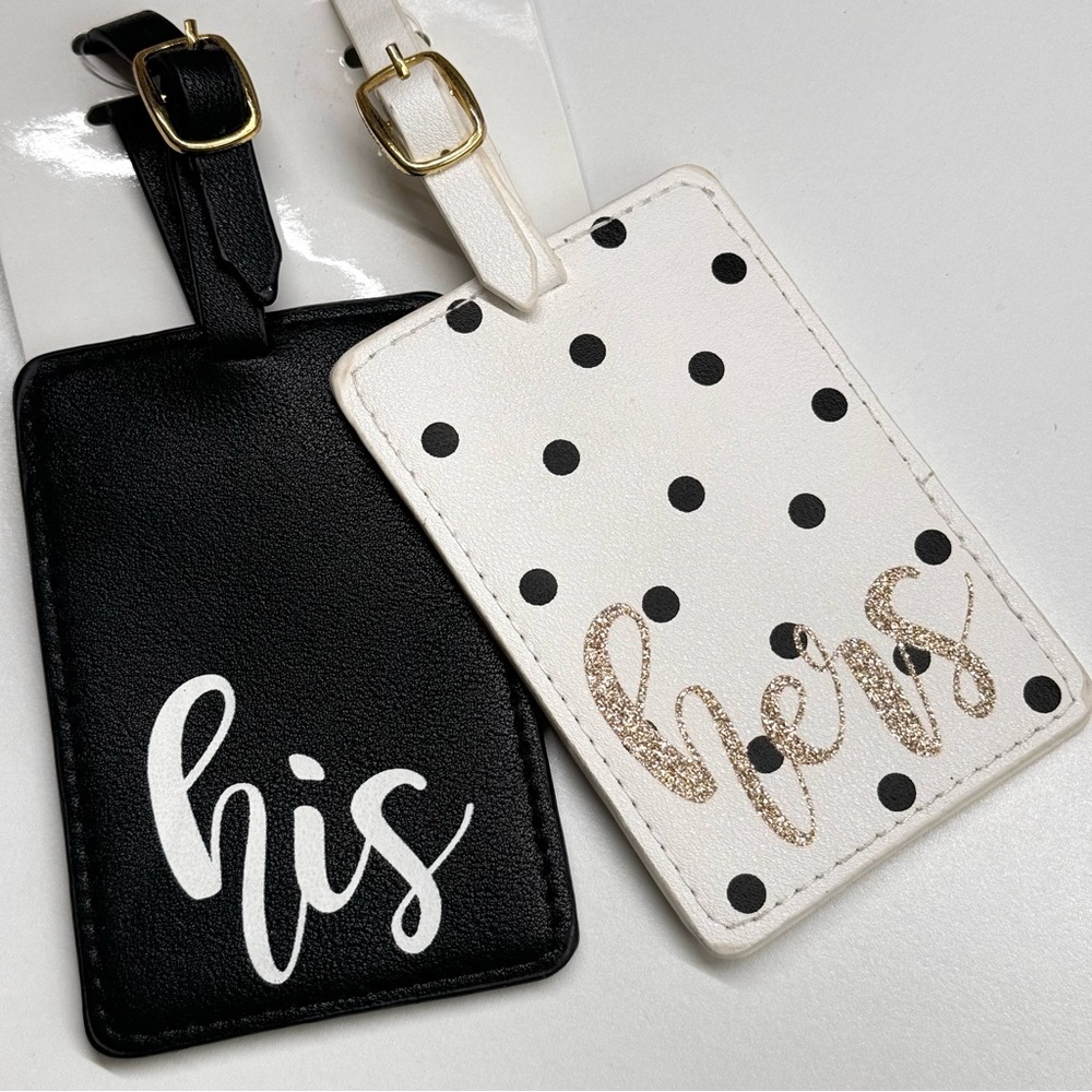 NWT Jade & Deer His and Hers Luggage Tags